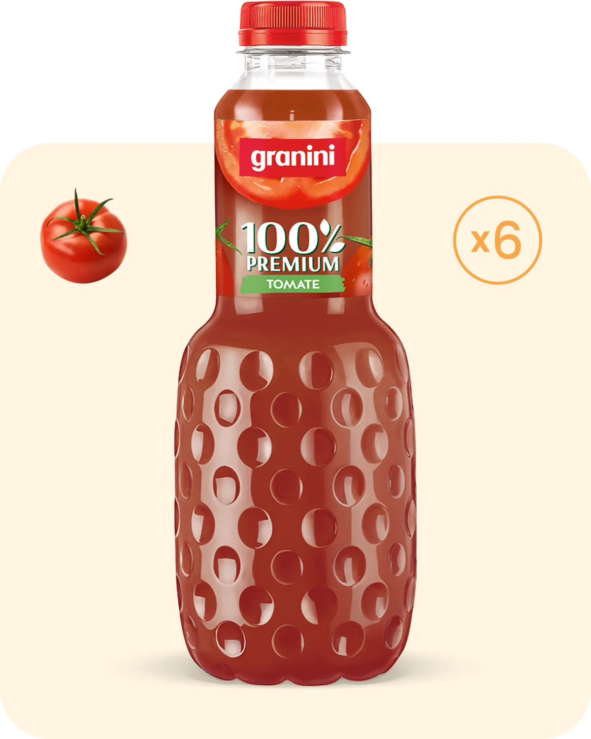 GRANINI 100 TOMATE PET 1L 6U