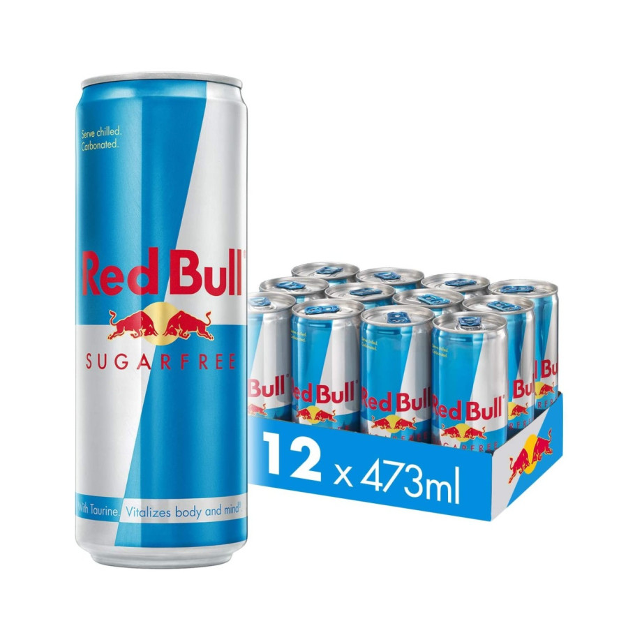 RED BULL SUGAR FREE 473ML 12U