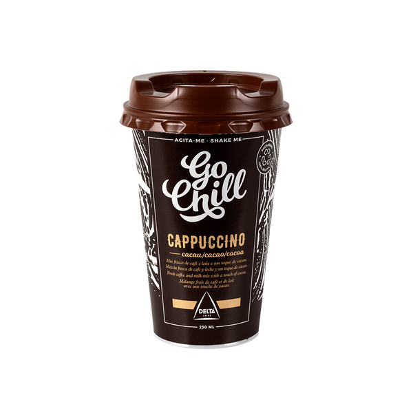 DELTA CAPPUCCINO GO CHILL 230ML 10U