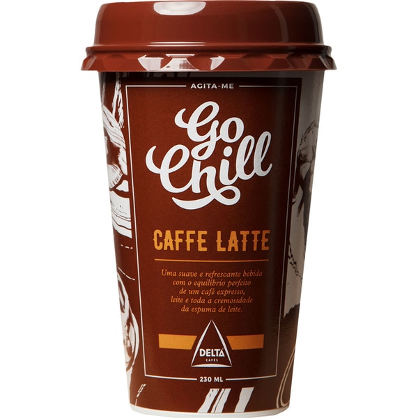 DELTA CAFFE LATTE GO CHILL 230ML 10U