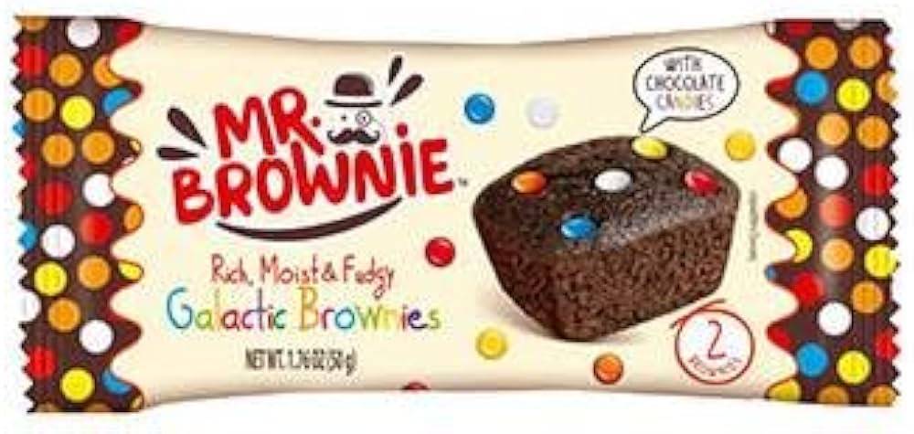 MRBROWNIE CHOGALACTIC PACK2 50G 2X12U