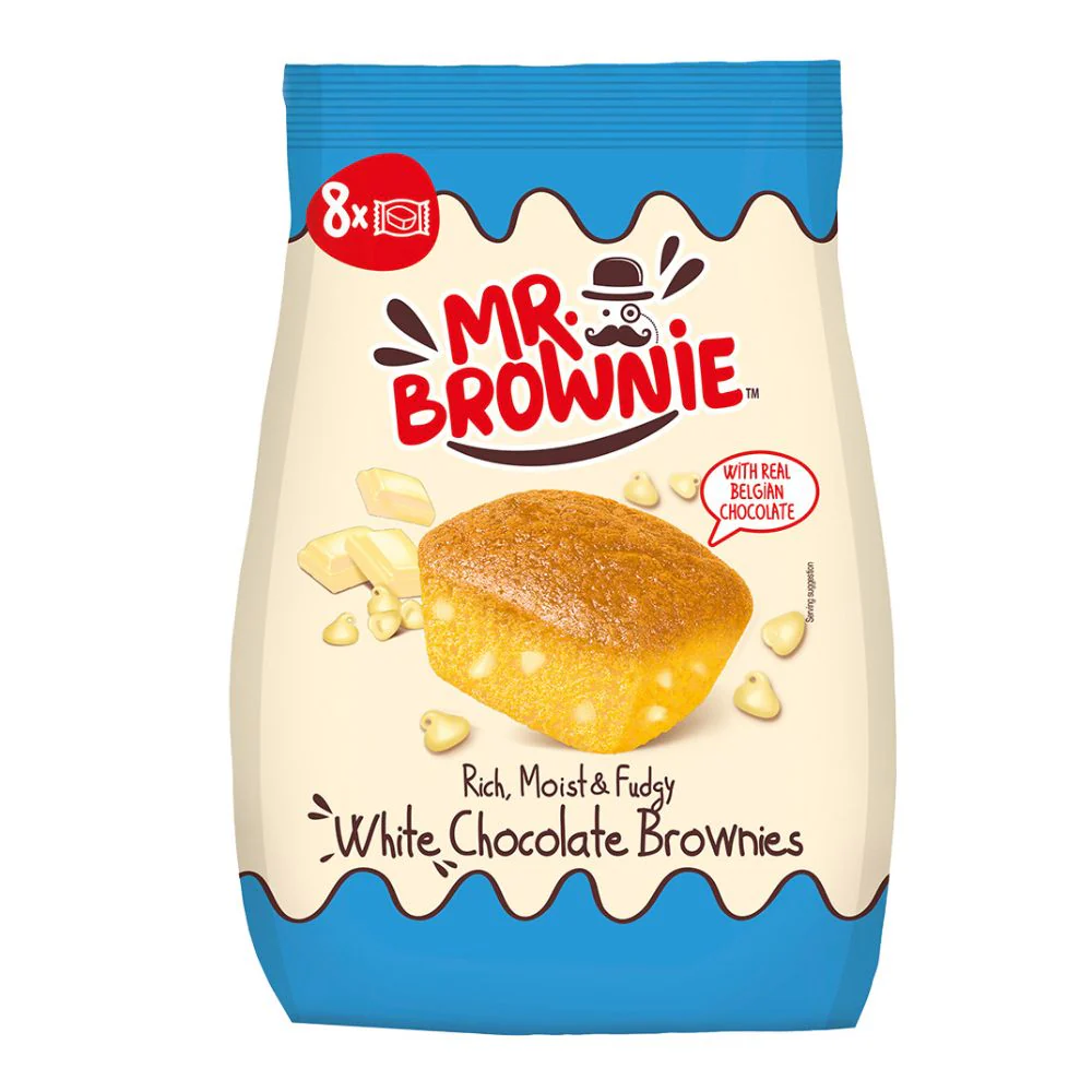MRBROWNIE CHOCO BLANCO 200G 12U