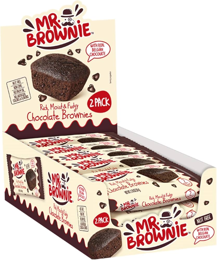MRBROWNIE CHOCLASSIC PACK2 50G 2X12U