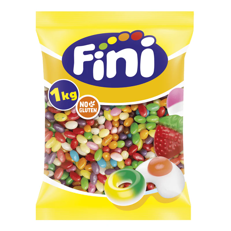 FINI SOUR JELLY BEANS HALAL B85G 12U