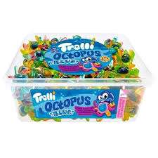 TROLLI PULPOS AZUL PINTALENGUAS 9XT120U