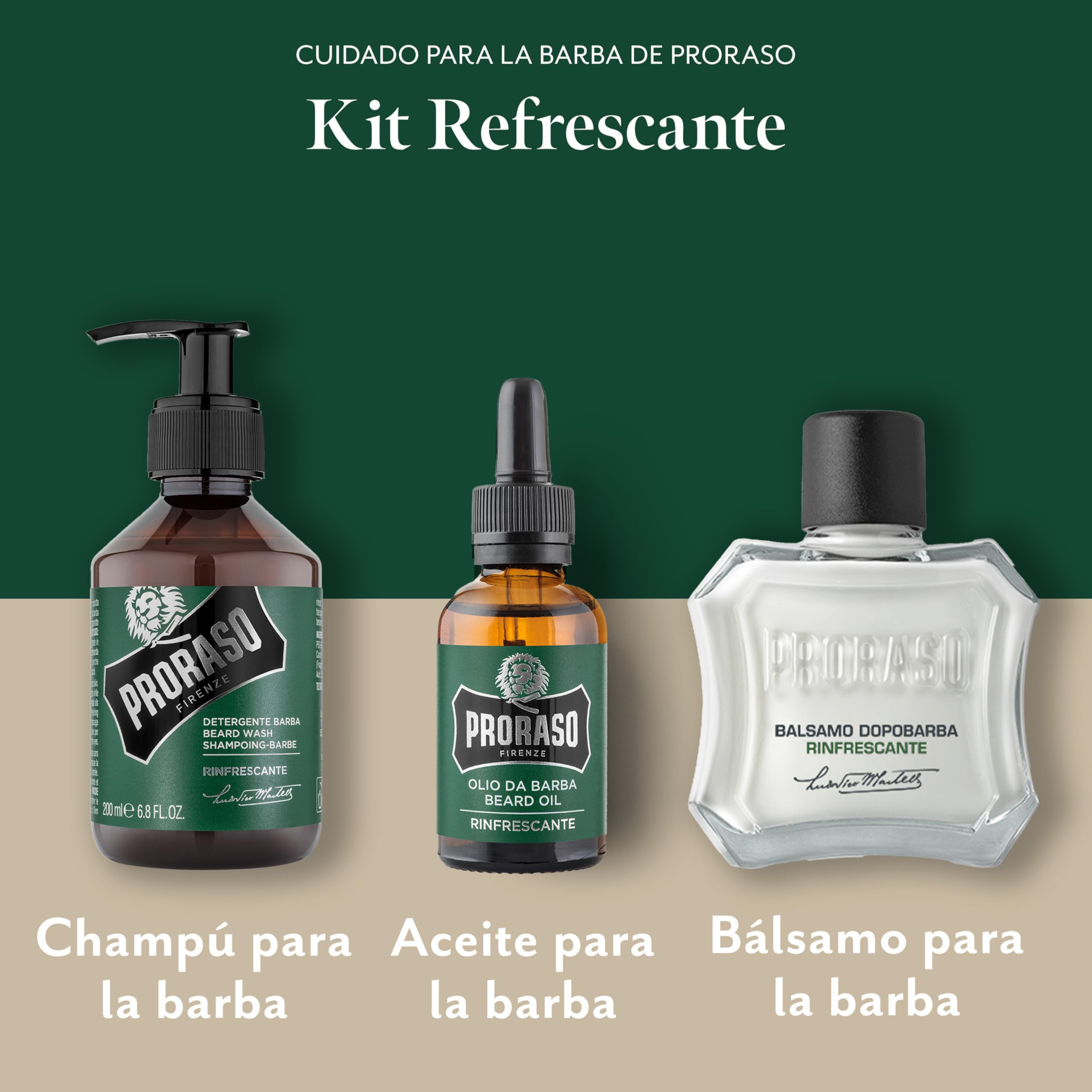 PRORASO MAN REFRESC BARBA 3P
