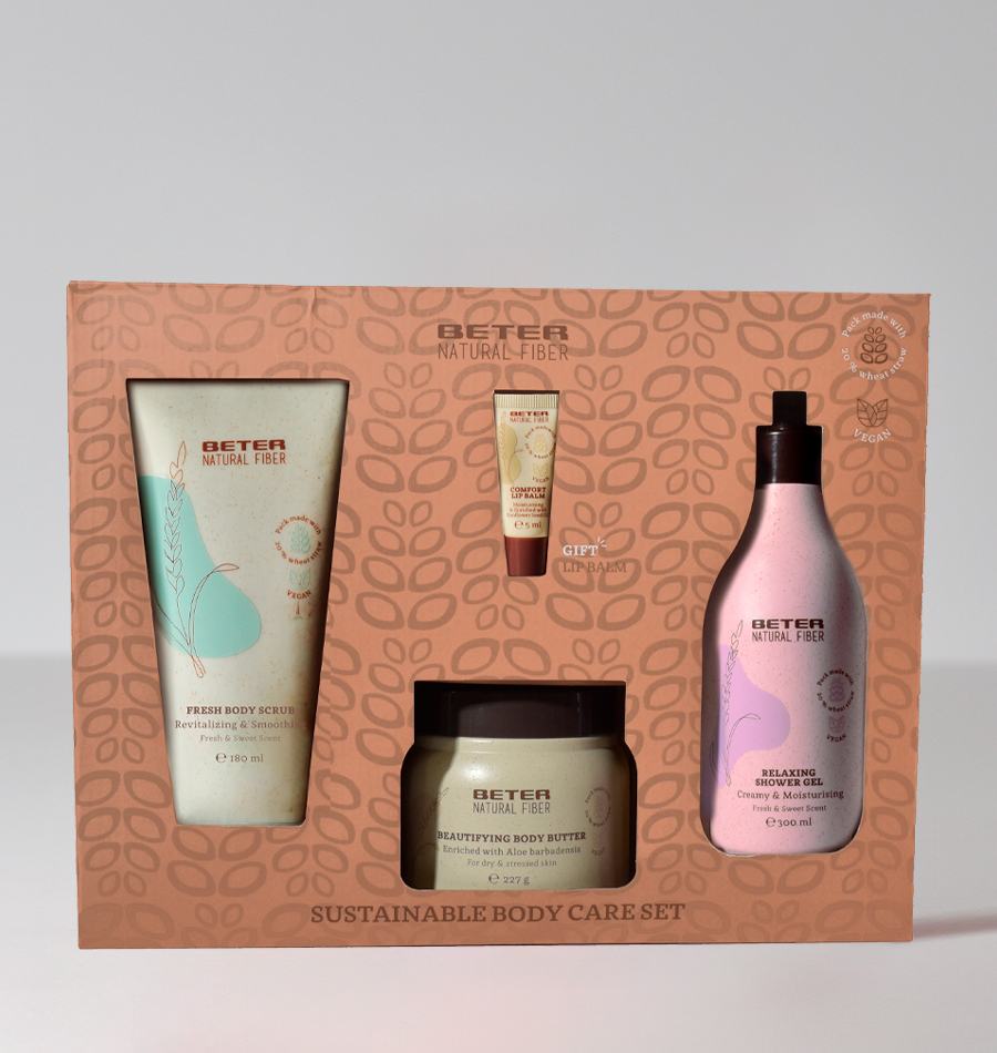 BETER WOM BODY CARE SET NAT FIBER 14092