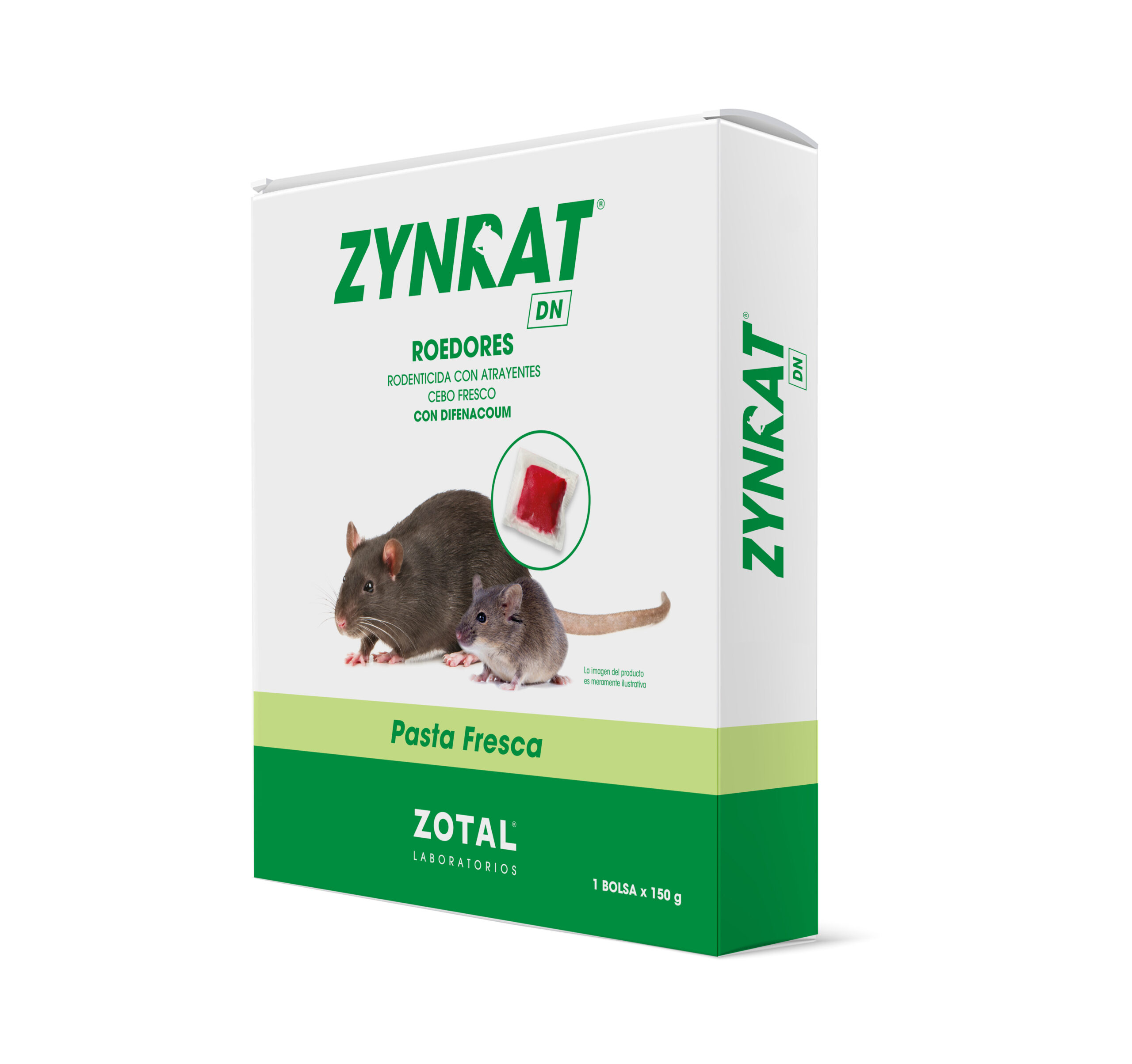 ZYNRAT RATICIDA PASTA FRESCA DN 150