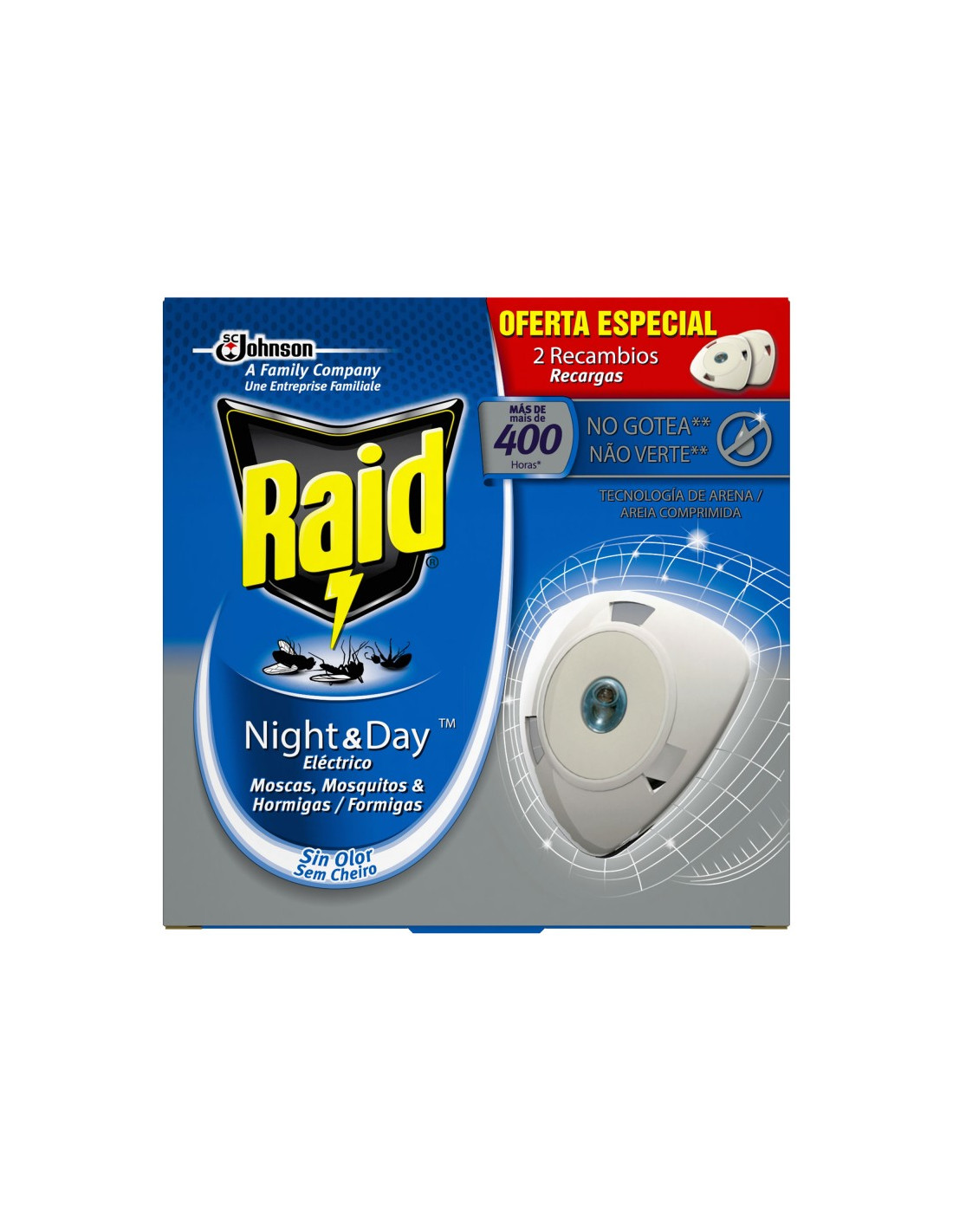 RAID CONTINUO NIGHT AND DAY REC DPL