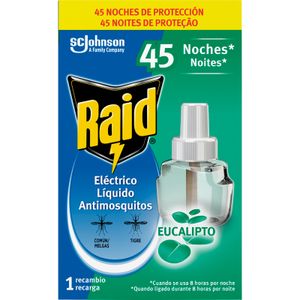 RAID INSEC ELEC LIQ AP 45N EUCAL PLUS 2R