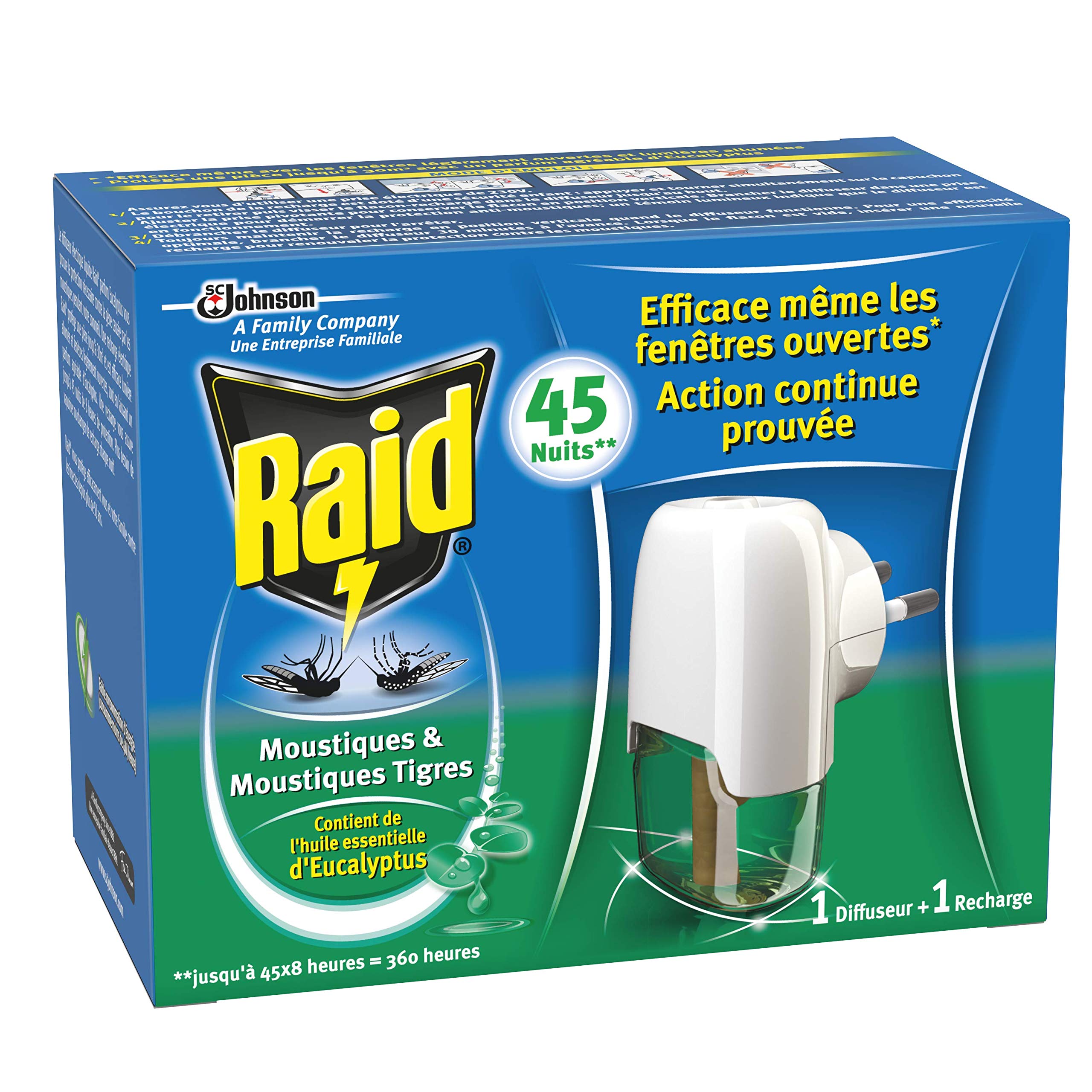 RAID INSEC ELEC LIQ REC 45N EUCALIP