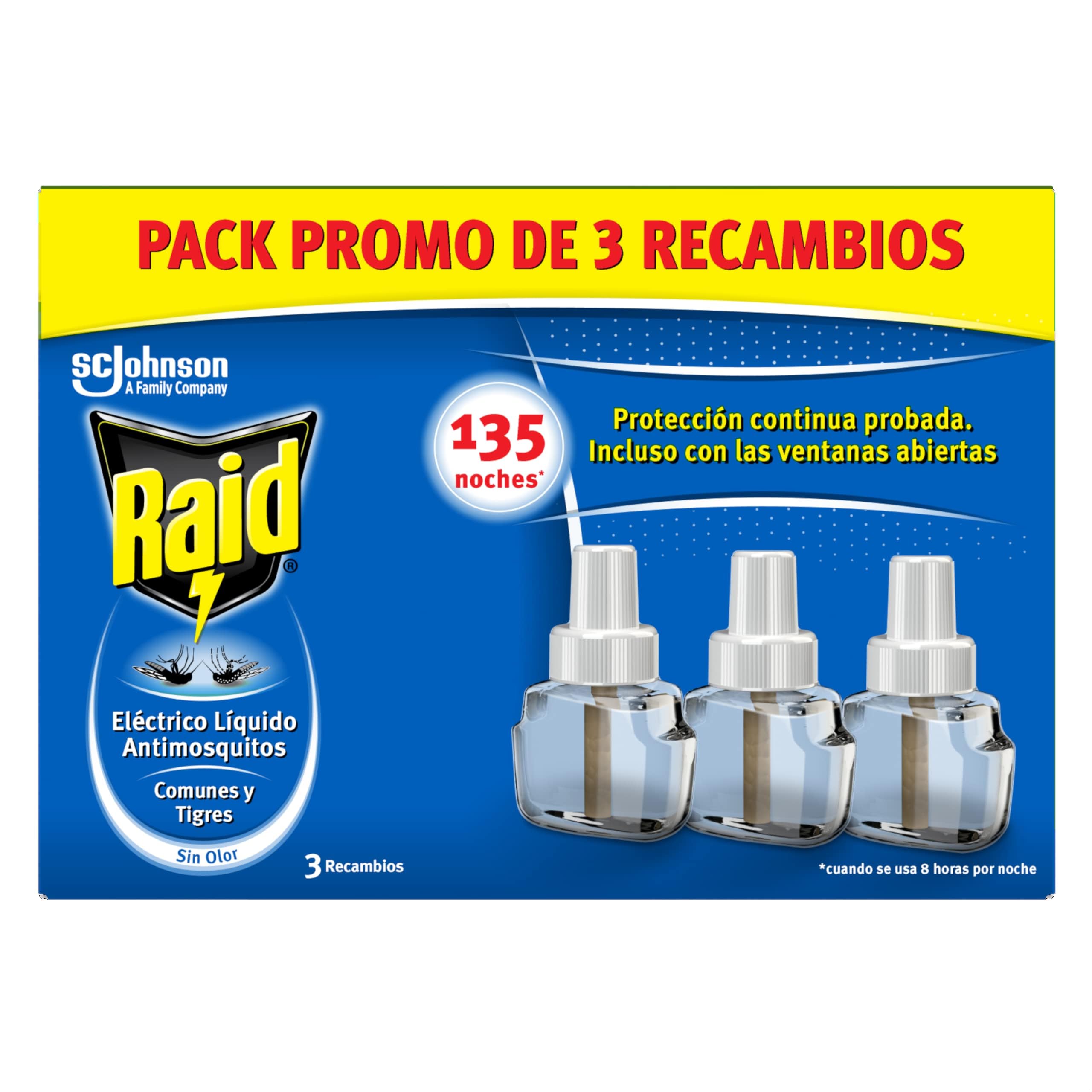 RAID INSECT ELECT LIQ REC 135NOCHES