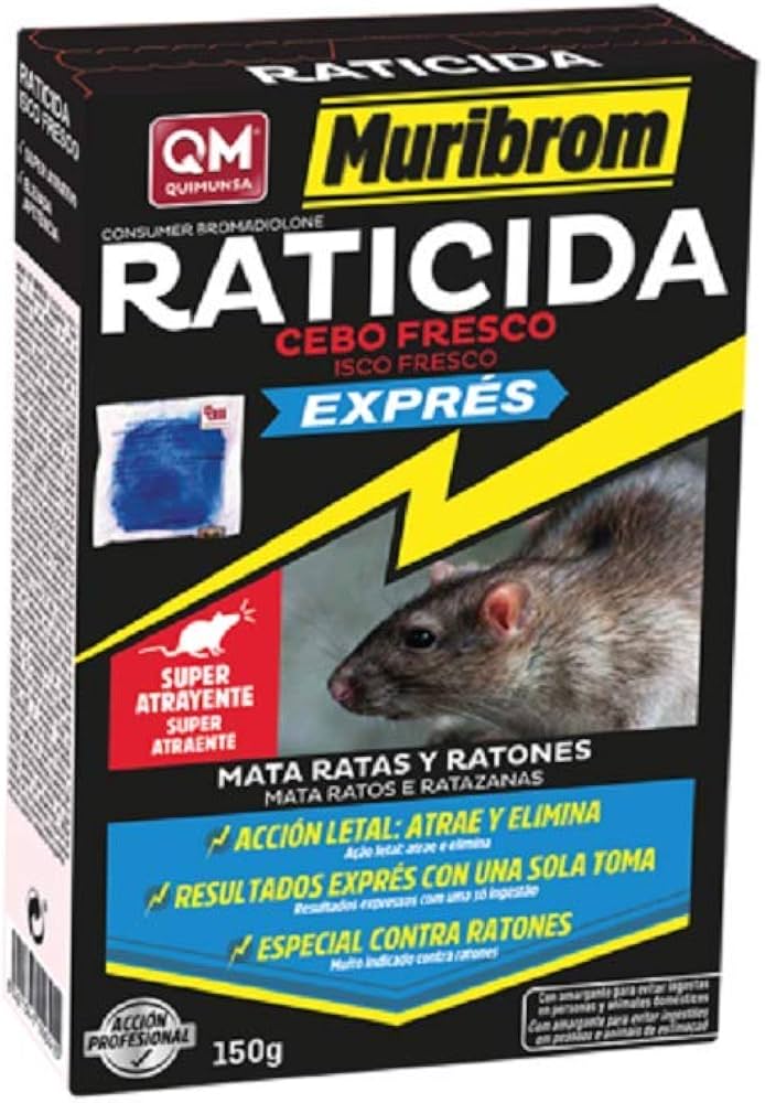 MURIBROM RATICIDA CEBO FRESCO BOLA 150GR