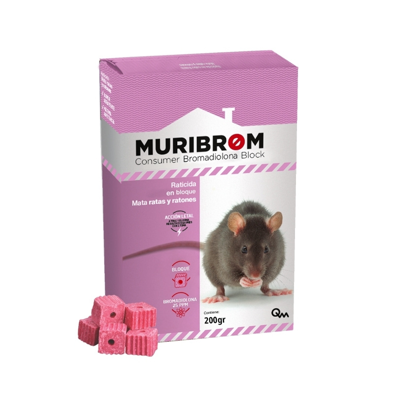 MURIBROM RATIC BLOQ BROMADIOLON 200