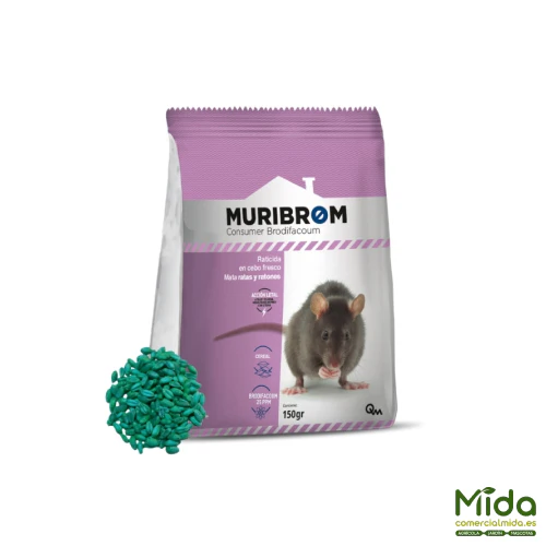 MURIBROM RATICIDA CEBO CEREAL BOLSA 150G