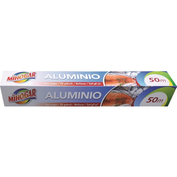 MIHOGAR PAPEL ALUMINIO 50MT