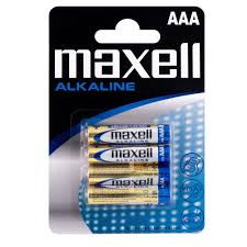 MAXELL PILAS LR03 ALCALINAS AAA B4