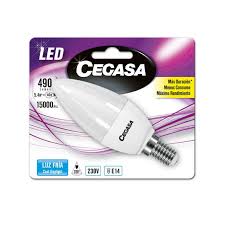 CEGASA BOMB LED VELA E14 520 LUM FR
