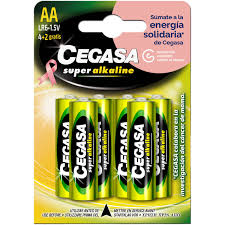 CEGASA PILAS LR06 4 PLUS 2 ALCALINAS AA