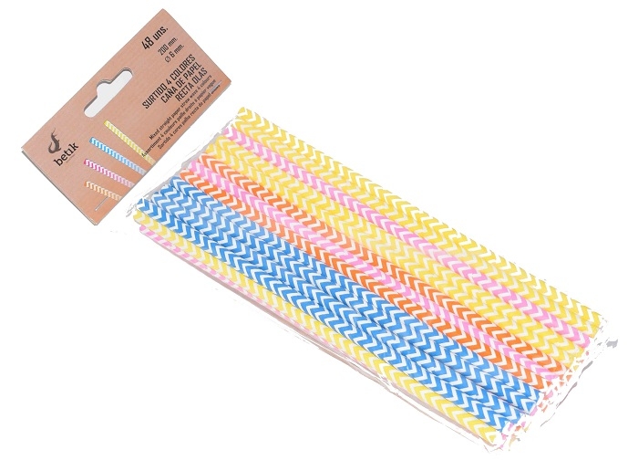 BETIK PAJITAS PAPEL RECTAS 4COL 48U