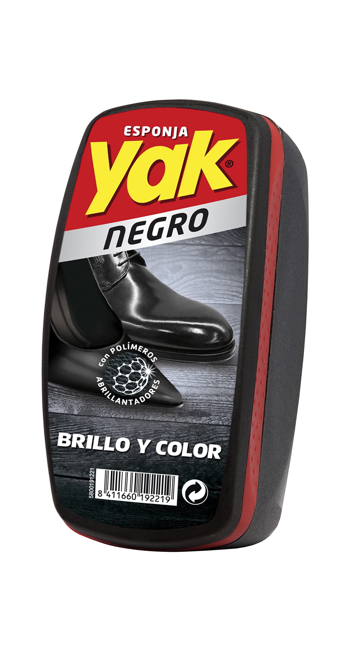 YAK ESPONJAS LIMPIACALZADO NEGRO