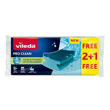 VILEDA ESTROPAJO SALVAUNAS PRO CLEAN 2 PLUS 1