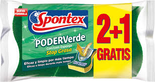 SPONTEX ESTROP POD VERDE C CON ESP 2 PLUS 1