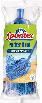 SPONTEX FREGONA MICROF TIRAS P.AZUL