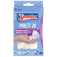 SPONTEX GUANTE MULTI 20U T6