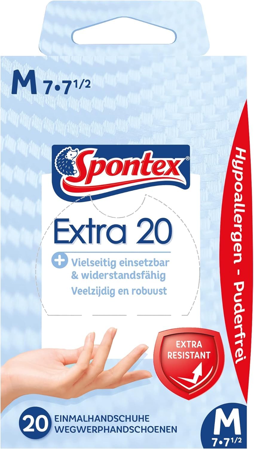 SPONTEX GUANTE MULTI 20U T7