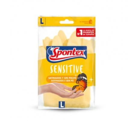 SPONTEX GUANTES SENSITIVE T8
