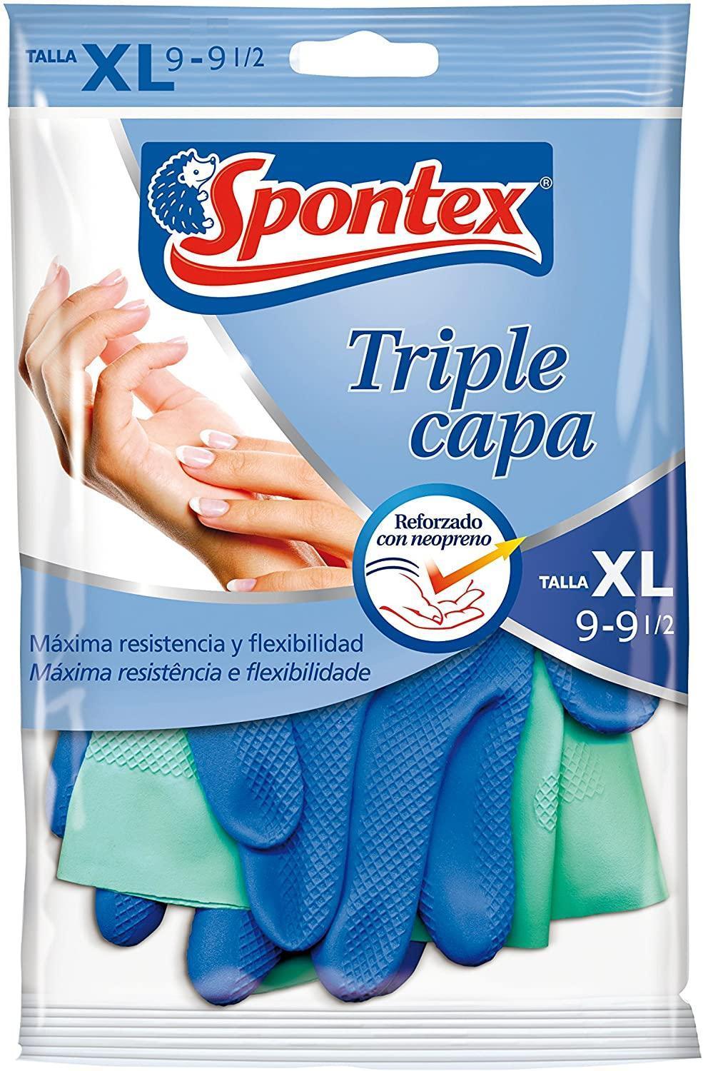 SPONTEX GUANTES TPL CAPA 9 9.5 EXT