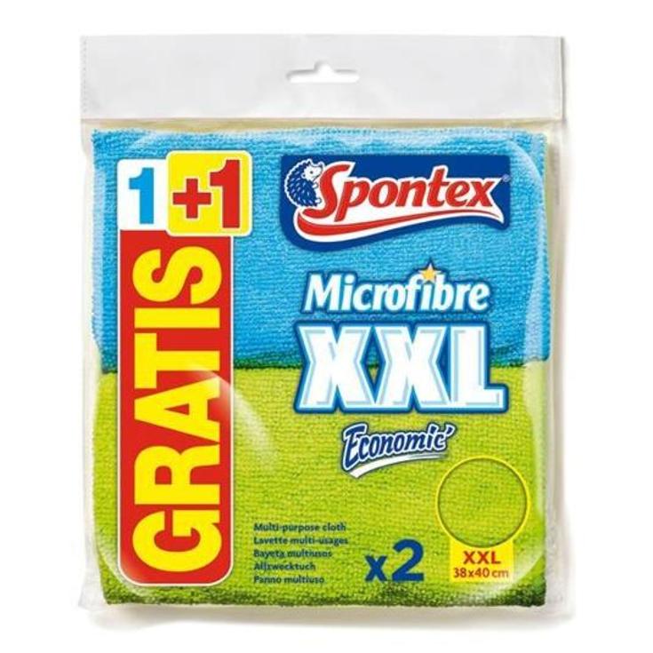 SPONTEX BAYETA MICROF ECON 1 PLUS 1