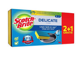 SCOTCH BRITE ESTROPAJO 2 PLUS 1 MIXTO