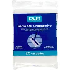 PLA GAMUZA ATRAPAPOLVO 20U 40X30CM