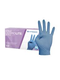 4GASA GUANTES NITR DERMO AZUL 100 M