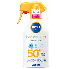 NIVEA BRONC INF 250ML PIST SENSITIV F50 PLUS
