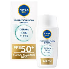 NIVEA BRONC FAC DERMA SKIN F50 PLUS  40