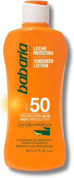 BABARIA BRONC 200ML LECHE  ALOE F50 PLUS AF