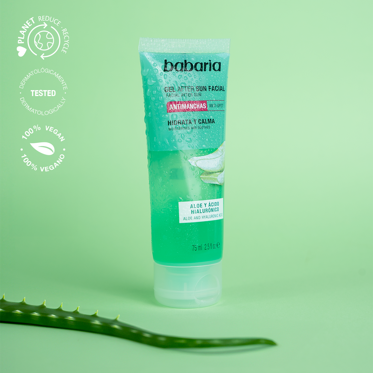 BABARIA BRONC AFT FAC GEL 75ML ALOE