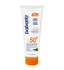 BABARIA BRONC CR FACIAL F50 PLUS  75ML