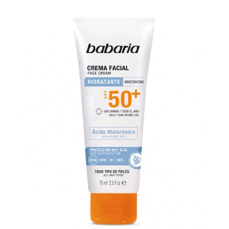 BABARIA BRONC FAC HIALUR F50 PLUS  75