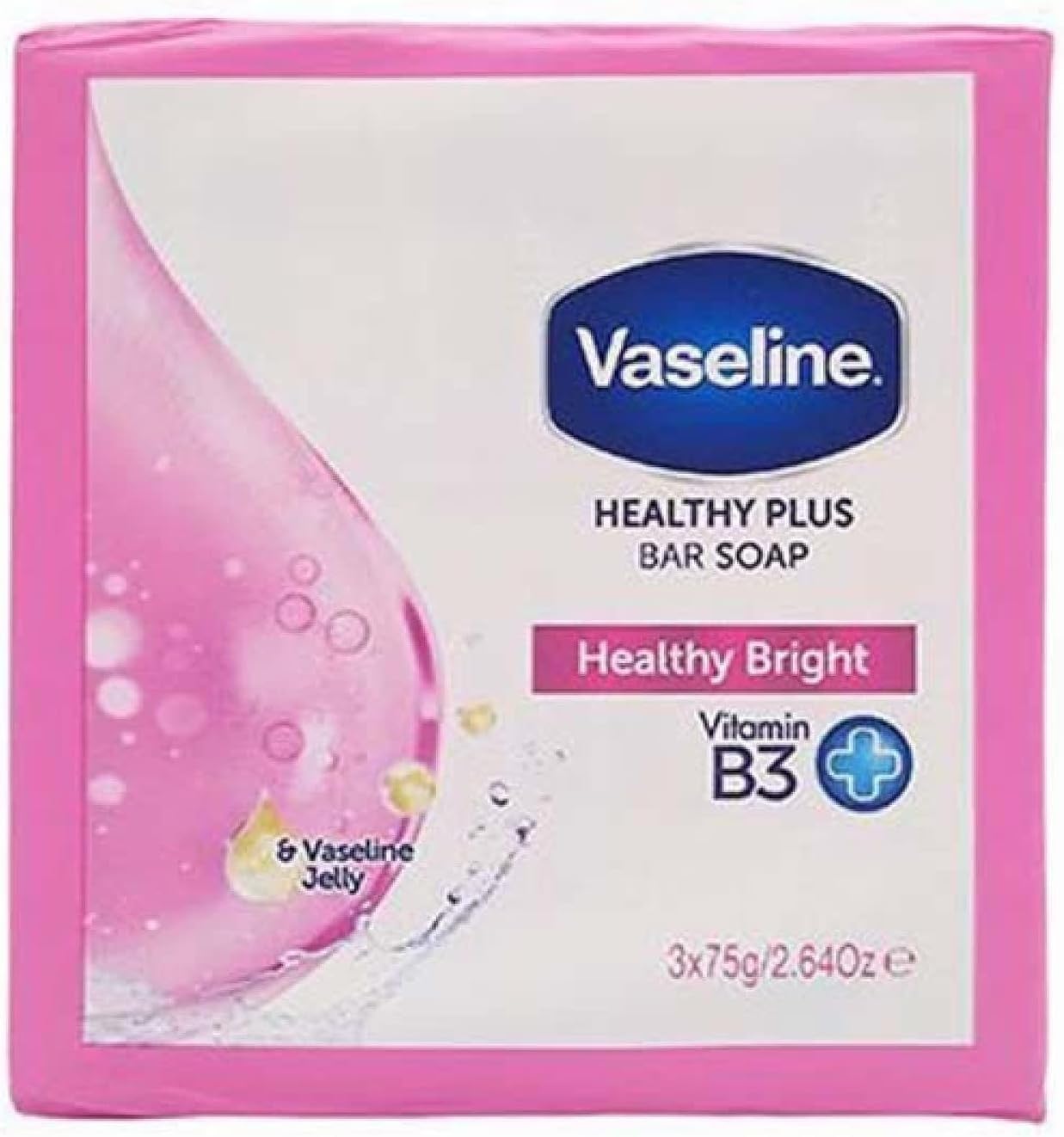 VASELINE JAB MANOS 3X75GR PLLAS H CON BRIGHT