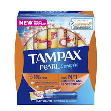 TAMPAX 16UD COMPAK PEARL REGULAR