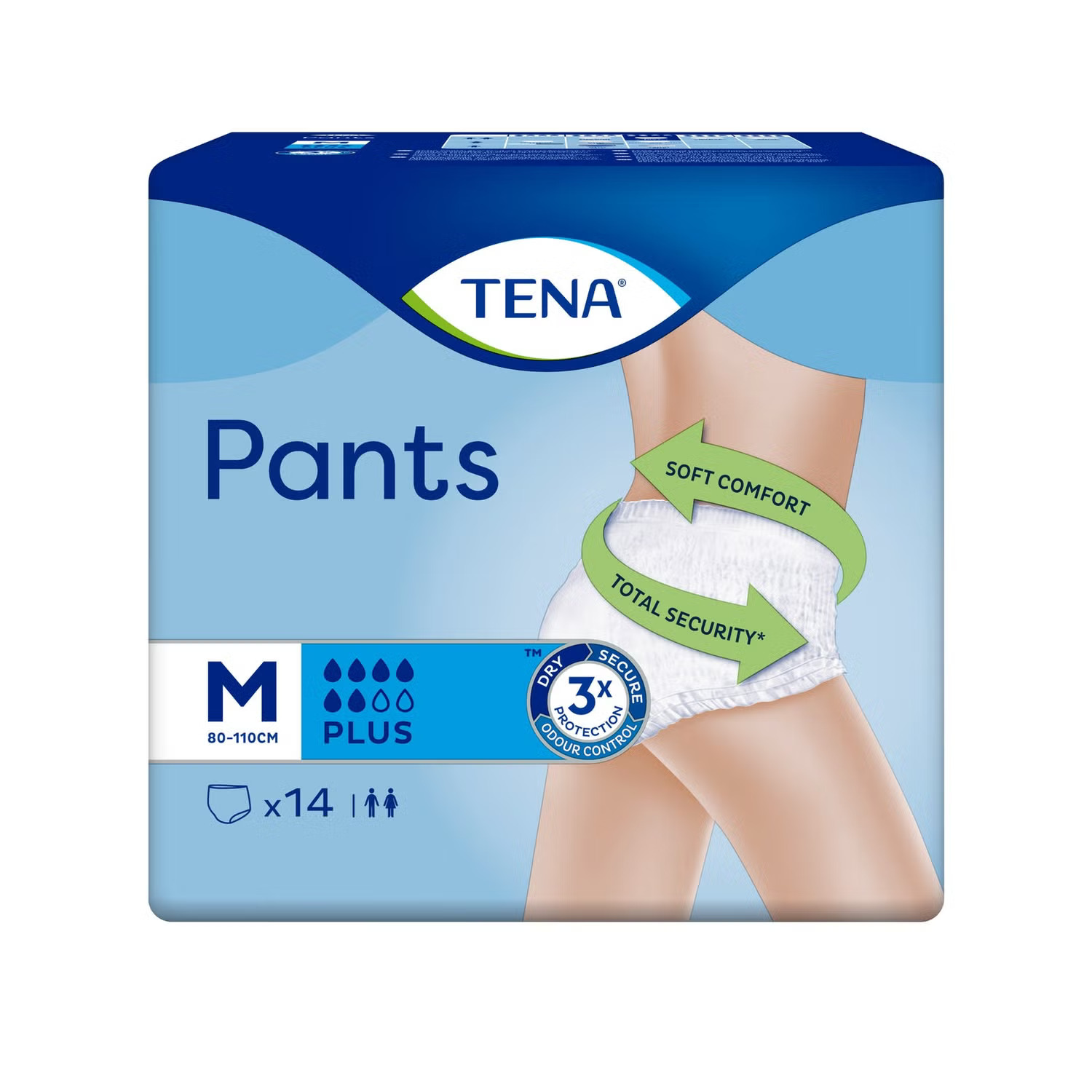 TENA PANTS PLUS MEDIUM 14U