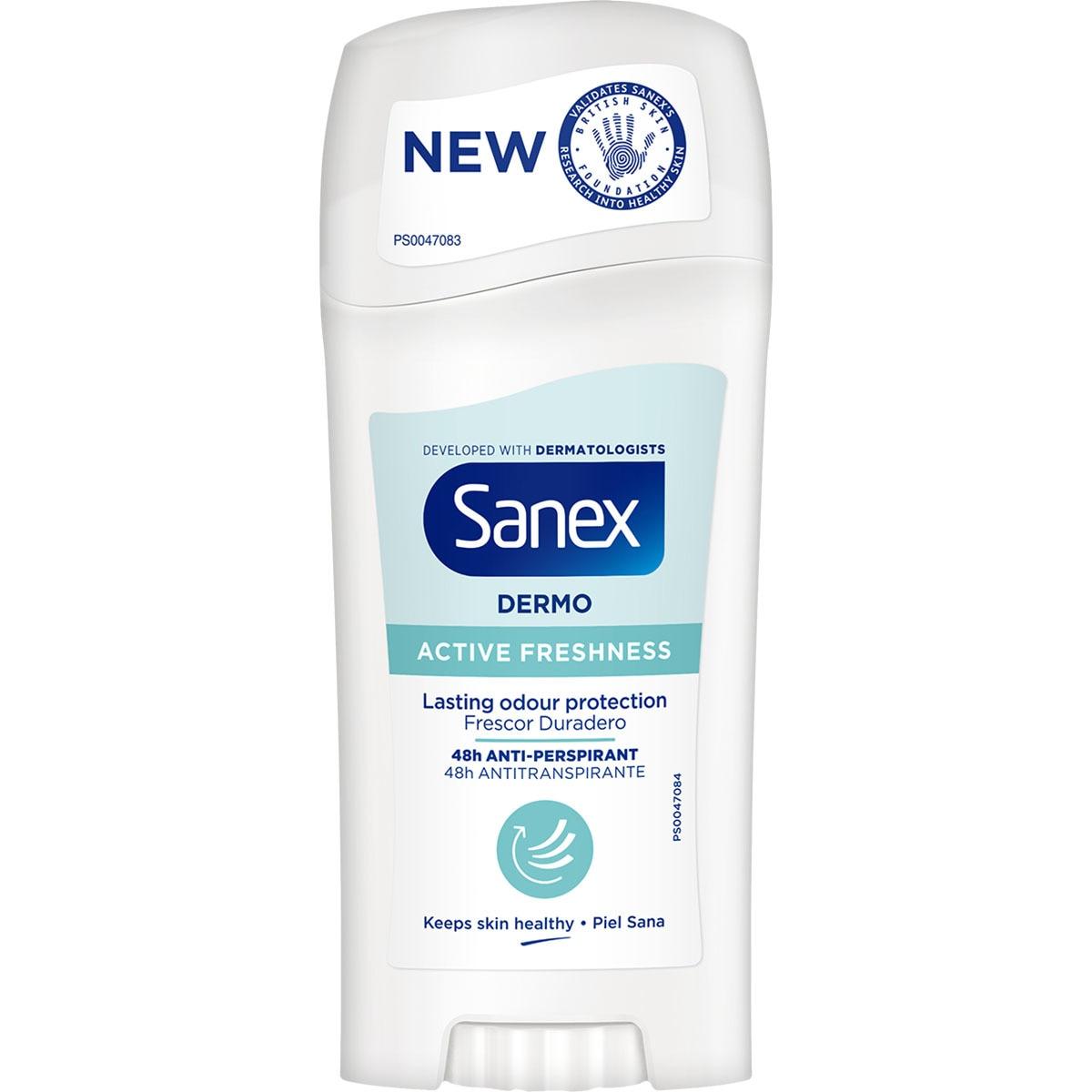 SANEX DEO STICK 65ML ACTIVE FRESH