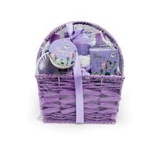 POK SET BANO CESTAS LAVANDA 1594