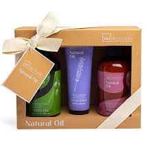 IDC SET BANO NATURAL OIL 3PCS 42229