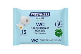 FRESHNESS PAPEL HIG HUMEDO 15U