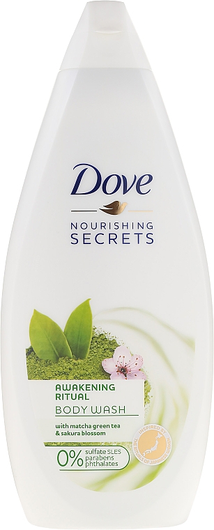 DOVE GEL 450ML TE VERDE FL SAKURA  EX